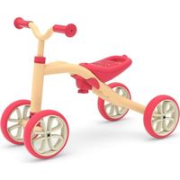 Porteur évolutif CHILLAFISH Quadie pour enfants de 1 à 3 ans avec siège réglable - Rose