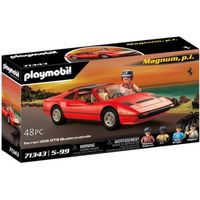 PLAYMOBIL - Voiture de collection Magnum Ferrari 308GTS - Classic Cars - 48 pièces