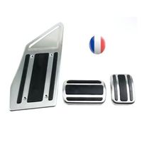 Repose-Pieds Couvercle Plaque Protection Pédales Voiture Frein Gaz Embrayage, Accélérateur pour City 2013 2014 2015 2016 2017 2018 2019 2020 Freins pédale Couvre (Couleur