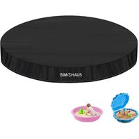 Bâche De Protection Pour Bac à Sable ELNLE – 100 X 15 Cm, Forme Coquillage, Oxford 210D Imperméable, étanche Bâche De Protection Pour Bac à Sable ELNLE – 100 X 15 Cm, Forme Coquillage, Oxford 210D Imperméable, étanche