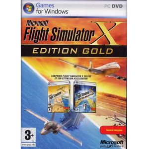 JEU PC Flight Simulator X Edition Gold Jeu PC