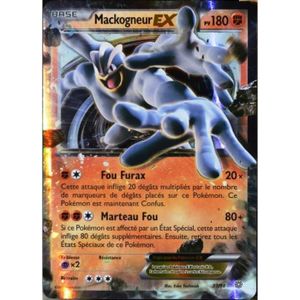 CARTE A COLLECTIONNER carte Pokémon 37-98 Mackogneur Ex 180 PV - ULTRA R