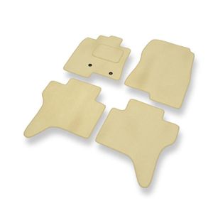 4 TAPIS CAOUTCHOUC MITSUBISHI PAJERO 3 04//2000-01//2007 SUR MESURE SOL