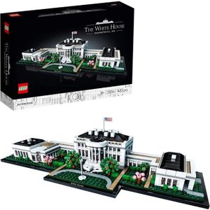 ASSEMBLAGE CONSTRUCTION LEGO - La Maison Blanche Architecture Jeux de Construction, 21054 - Noir - Adulte - 960 pièces