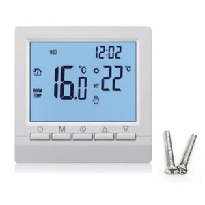 THERMOMÈTRE BÉBÉ Bleu - Thermostat numérique pour chaudière à gaz ME83, avec écran LCD 3A, contrôleur de température Programma
