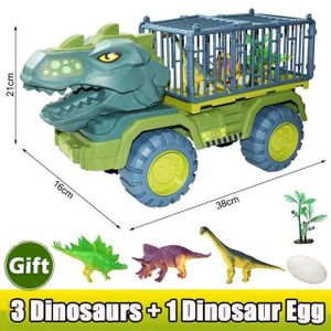 CAMION ENFANT Grande Voiture De Transport De Dinosaures - DISO -