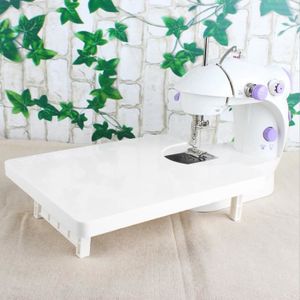 Table de couture pliante meuble pour machine à coudre avec 3 etagères –  Décoshop26