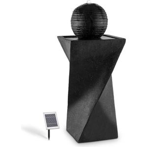 Kit complet de fontaine solaire de jardin Eden - De jour comme de nuit
