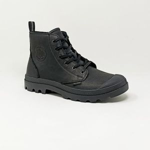 BOTTINE Baskets Palladium Pampa Zip Noir/Noir Homme - Soup