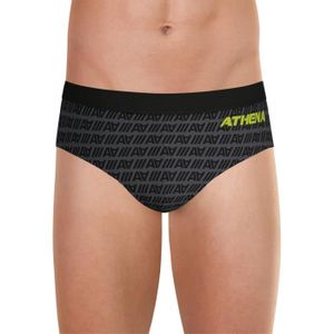 MAILLOT DE NATATION Slip de bain  Sport ATHENA Noir HOMME