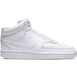 BASKET Basket Nike Wmns NikeCourt Vision Mid - Blanc CD5436-100 - Femme - Lacets - Plat