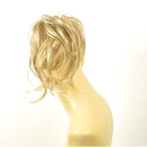 PERRUQUE - POSTICHE chouchou peruk cheveux blond clair méché blond très clair ref: 22 en 15t613