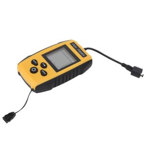 OUTILLAGE PÊCHE Qqmora détecteur de profondeur portable Détecteur de poisson Portable, capteur Sonar, détecteur de profondeur de jardin detecteur