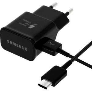 CHARGEUR TÉLÉPHONE Samsung Chargeur secteur rapide noir USB Type C