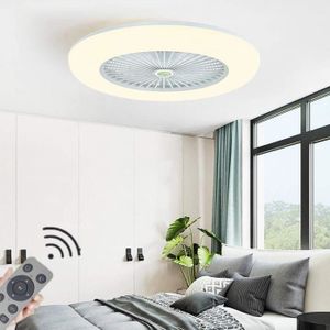 VENTILATEUR DE PLAFOND LED Fan Plafonnier Moderne Nordique Dimmable Venti