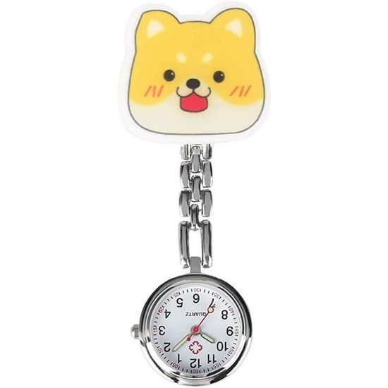 Montre De Poche Enfant Avaner - Design Animé - Silicone Coloré - Léger Et Pratique - Idéal Pour Cadeau