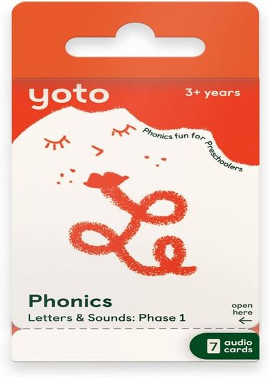 YOTO - Premiers Pas vers la Lecture, Méthode Montessori, Exercices Français pour Enfant à Écouter sur Conteuse, Boîte à Histoires Enfant Player, Mini, Apprentissage Maternelle 3-4-5 Ans