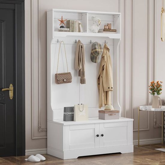 Ensemble De Garde-robe, Ensemble Complet De Garde-robe D'entrée, 100 X 180 X 35 Cm