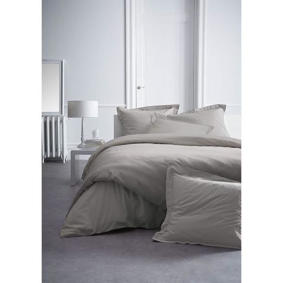Drap Housse 140x190 Cm, Hauteur 30 Cm – 100% Percale Coton 80 Fils – Couleur Sauge