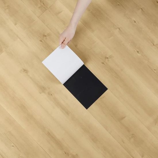 CRE8TIVE Dalle PVC Adhesive Sol Marron 24 Dalles 90cm X 15cm Carrelage Adhesif Sol Effet Bois Revetement De Sol Autocollant Carrelage Adhesif Mural Salle De Bain Sol PVC Pour Cuisine Salon Vintage