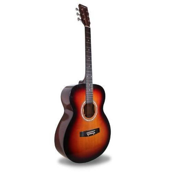 Martin Smith W 100 N PK Akoestische Gitaarset Met Gitaarsnaren Gitaarplectrums En Gitaarriem Natuurlijk