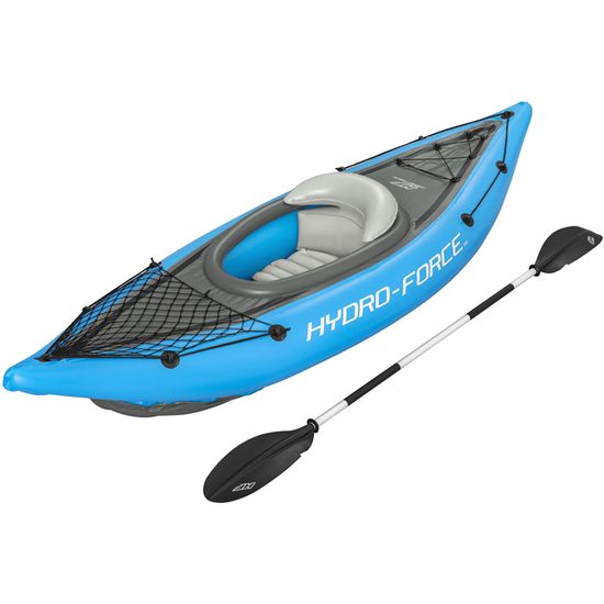 Kayak gonflable monoplace Bestway Hydro force Cove Champion X1 - Bleu - Poids max. 100 kg
