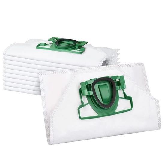 DrRobor 12 Sacs d'Aspirateur pour Vorwerk VK7, Sac À Poussière de Rechange  pour Vorwerk Kobold FP7 Aspirateur