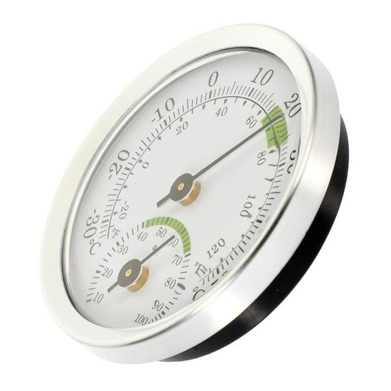Horloge Thermomètre D'Intérieur | Hygromètre Numérique Avec Moniteur Intérieur,Hygromètre