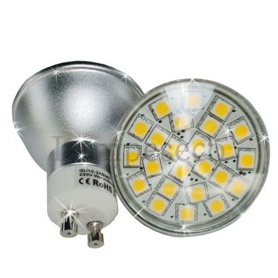 Ampoule GU10 à 24 LEDs 5050 SMD Blanc Chaud Di… Cdiscount Maison