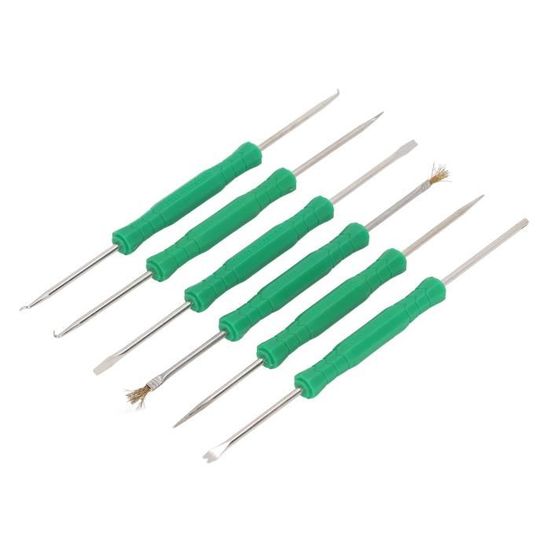 Kit 6 Outils Soudure Double Face + 2 Pinces De Précision - Pour Réparation Électronique Et PCB