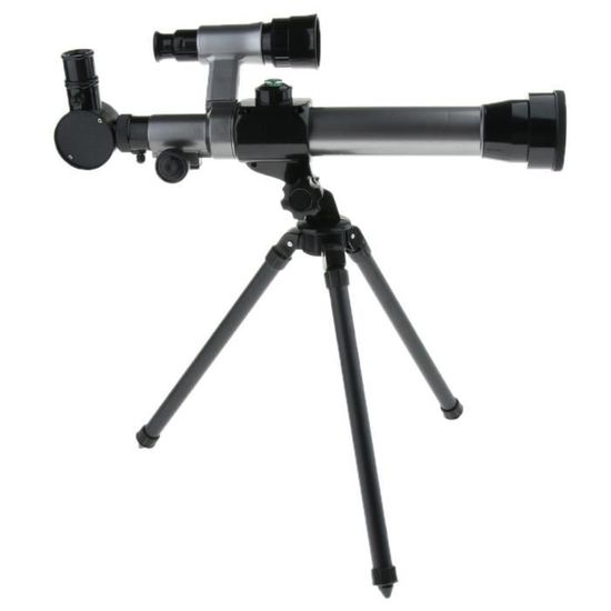 Télescope Pour Enfants Débutants - Télescope Réfracteur Avec Trépied, 3 Objectifs (20X, 30X, 40X), Ouverture 50mm, Exploration Lunaire Et Terrestre