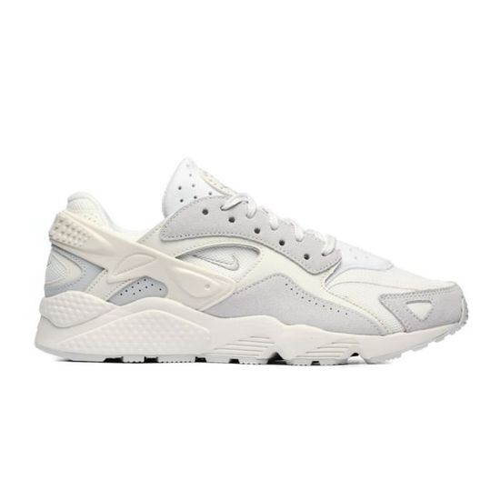 Chaussures NIKE Huarache Blanc Homme Adulte Cuir Lacets