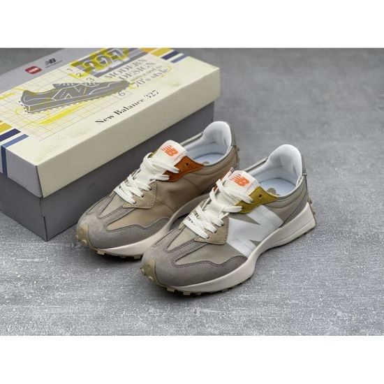 New Balance NB 327 WS327MS Lime beige Homme Femme