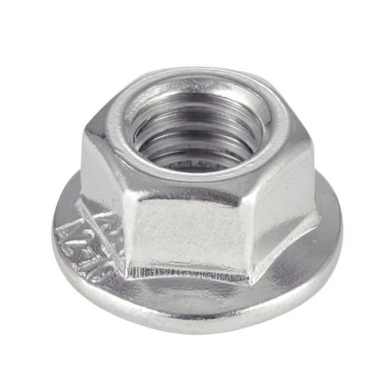 ECROU à EMBASE CRANTÉE : M6 x 20pcs | Acier Inox A2 | Diamètre ...