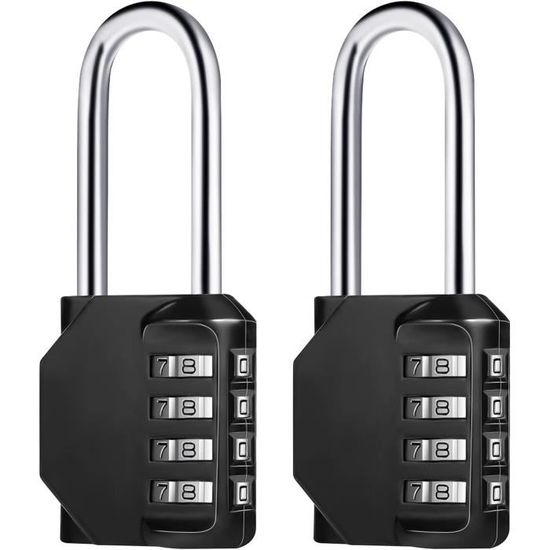 Cadenas à Code En Forme De Cœur - Câble Acier 110mm, Réinitialisable, Pour Valises Et Casiers