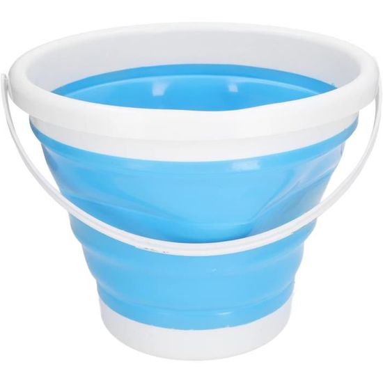 Seau À Eau Pliable 20L, Bassin De Lavage Peu Encombrant Conteneur De