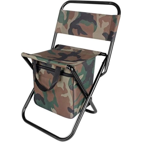 Vvikizy Chaise Pliante Résistante en Tissu Oxford Portable pour Camping