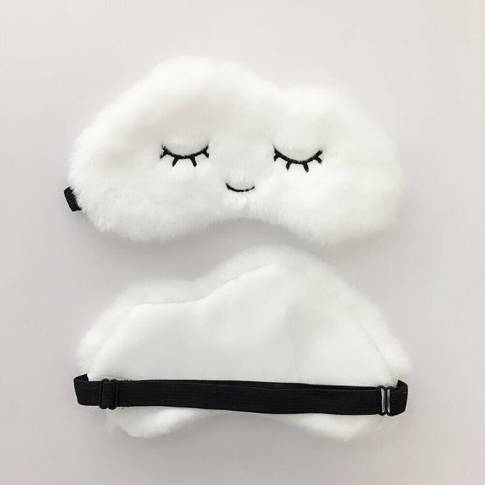 Lot De 4 Masques De Sommeil Enfants Peluche - Dessins Animés Mignons