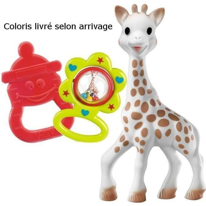 SOPHIE LA GIRAFE Sac Cadeau Bébé Coton Coloris Aléatoire