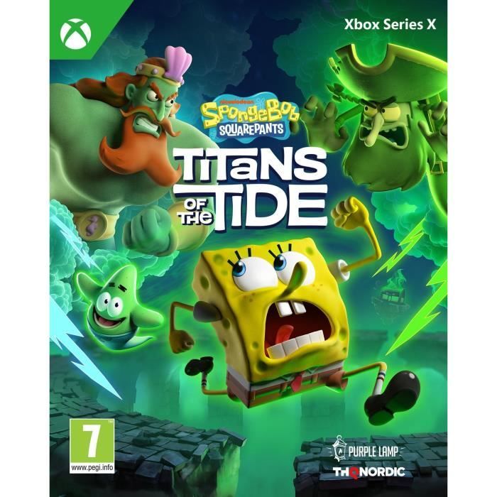 Bob 'Eponge Les Titans des Marées Xbox Series X - vue 2