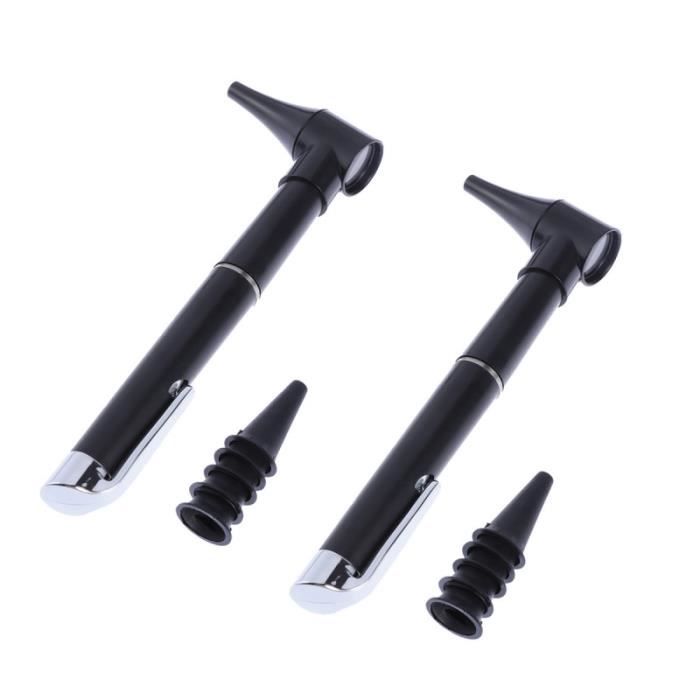 2pcs health care DIAGNOSTIQUE oreille Penlight clinic loupe lentille lampe de poche COFFRET HYGIENE NEZ - COFFRET HYGIENE OREILLE