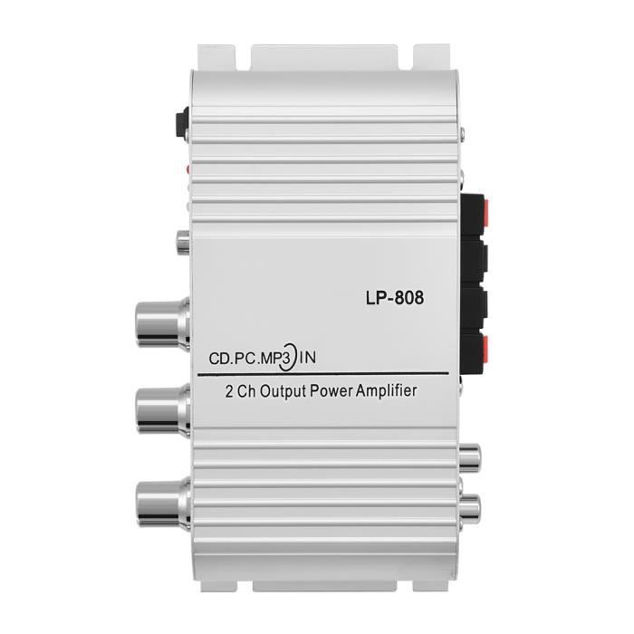 GOTOTOP Mini 20W 2 canaux HIFI Stéréo Stéréo Bass Auto Auto Accueil Ampplication de puissance Audio Ample numérique-JIA