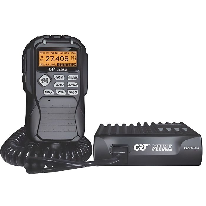 POSTE CB CIBI EMETTEUR RECEPTEUR CRT MIKE 40 CANAUX AM/FM + ANTENNE 30cm