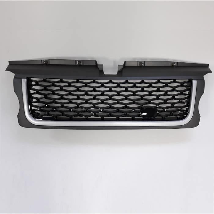 CALANDRE GRIS + NOIR + SILVER NID D'ABEILLE RANGE ROVER SPORT L320 PHASE 1 DE 06/2005 A 08/2009