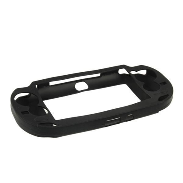 Étui de protection en silicone noire pour Sony PS VITA PCH-2000 PSV 2000 Console