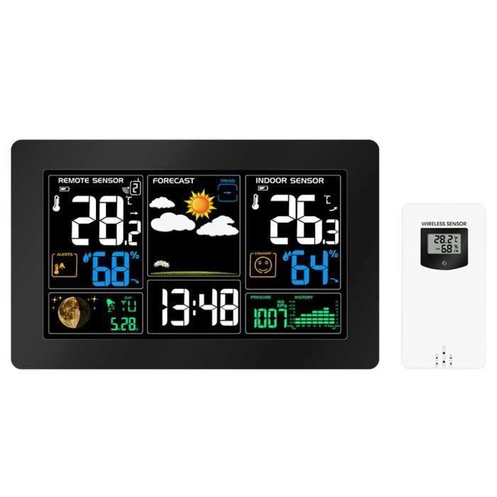 Lampe Réveil Simulateur D 'aube FM Radio 6 Sons Naturels 7 Couleurs