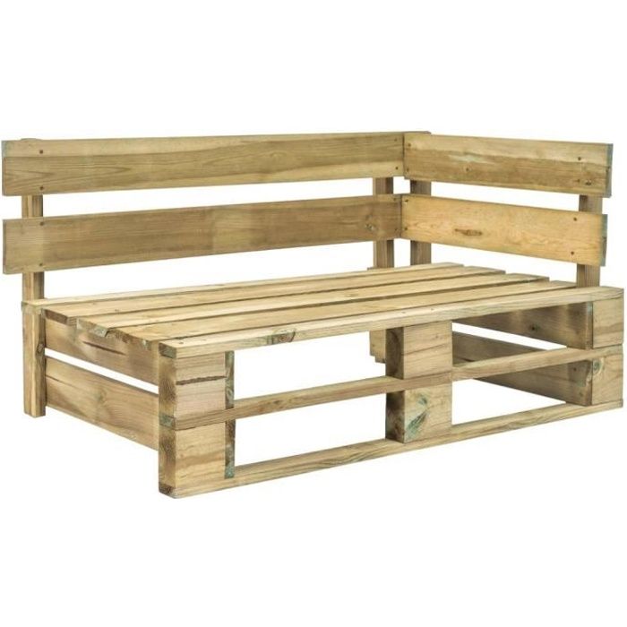 ��5236Bonne qualité - Banc de jardin Banc d'extérieur Moderne Terrasse- Banc d'angle palette de jardin Banquette de Jardin Extérieur