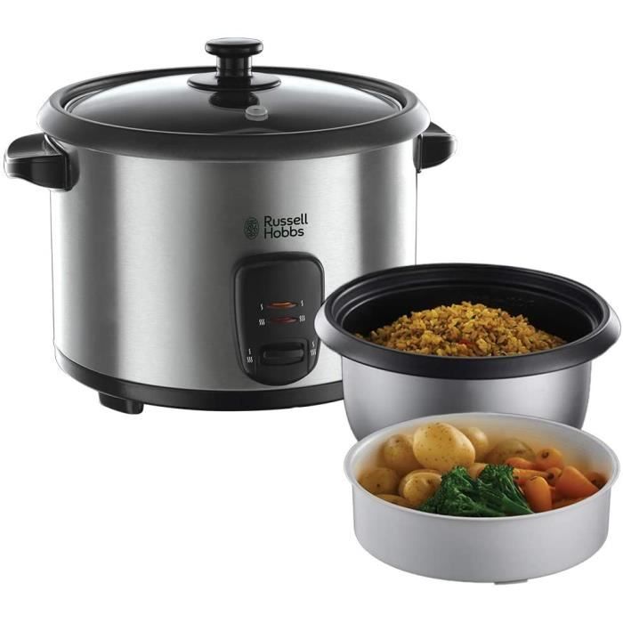 RIZ Russell Hobbs Cuiseur Riz 1,8L, Arrêt Automatique, Maintien au Chaud - 19750-562