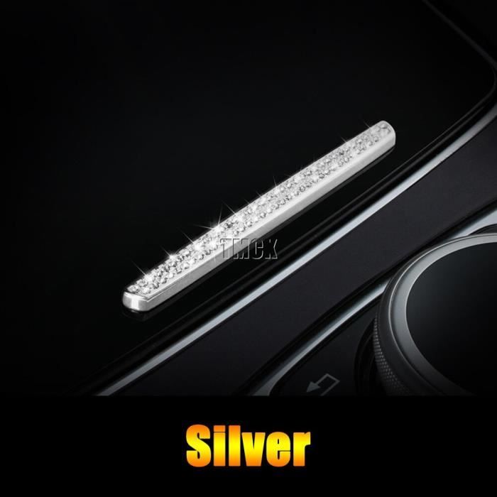 Silver-Accessoires de voiture pour Mercedes Benz classe E W213 classe C W205 GLC X253, Console centrale, coupe d'eau, bande rabat