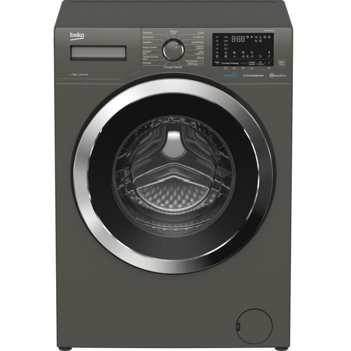 Lave linge hublot BEKO WTE7736XC2M Gris